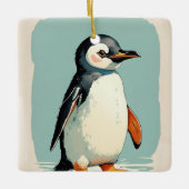 Schattig pinguïn Ornament (Voorkant)