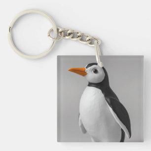 Schattig Pinguïnontwerp – Aardig Winterdier Sleutelhanger