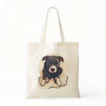 Schattig Pitbull Puppies Hond Cartoon Ontwerp