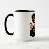 Schattig/Pittig Koffiemeisje Mok (Links)