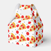schattig pizzafeestje gevlekt patroon Favor Box Bedankdoosjes (Voorkant Zijde)