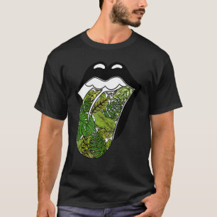 Schattig Planten Tong Graficus Voor Tuinieren Gewe T-shirt