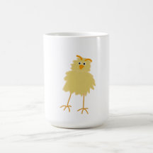 Schattig pluizig geel baby kuiken
