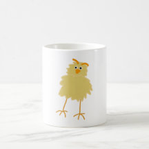 Schattig pluizig geel baby kuiken