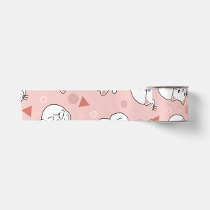 Schattig poesje 3" Valentijnsdag Satijnen Lint