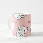 Schattig poesje koffiemok (Voorkant links)
