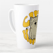 Schattig poesje latte mok (Linkerhoek)