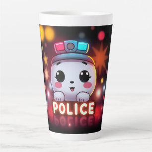 Schattig Politie Team – Aardig Patrouille Ontwerp Latte Mok