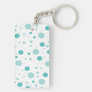 Schattig Polka Dots Pattern Sleutelhanger