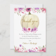 Schattig Pompoen Bloem Roze Baby Shower Gedicht Be