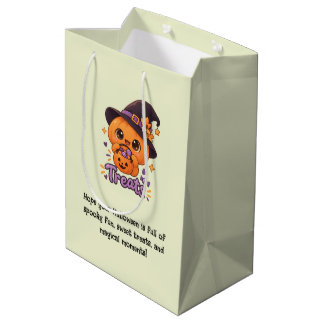 Schattig Pompoen Karakter 🎃🧡 Medium Cadeauzakje