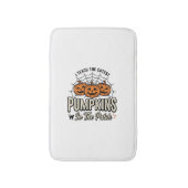Schattig Pompoen Leraar Halloween Ontwerp_1 Badmat (Voorkant Verticaal)