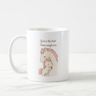 Schattig Pony Pun Beste Moeder Nooit Moederdagkaar Koffiemok