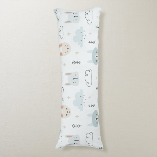 Schattig pop-uppatroon kinder lichaamskussen (Voorkant Verticaal)