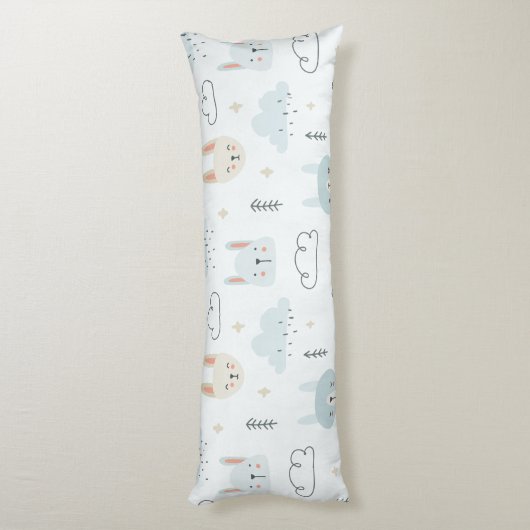 Schattig pop-uppatroon kinder lichaamskussen (Achterkant (Verticaal))