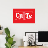 Schattig Poster (Thuiskantoor)