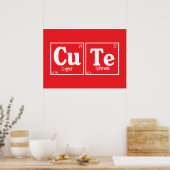 Schattig Poster (Keuken)