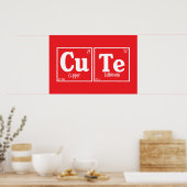 Schattig Poster (Keuken)