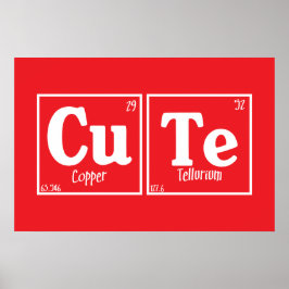 Schattig Poster