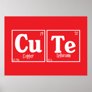 Schattig Poster