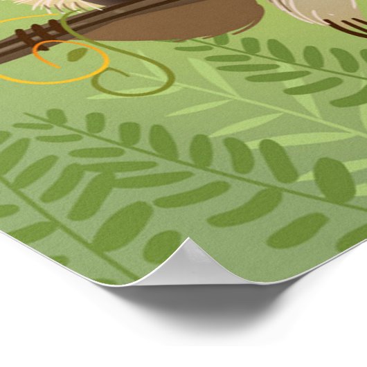 Schattig Poster met sleuf (Hoek)