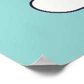 Schattig Poster Unicorn (Hoek)