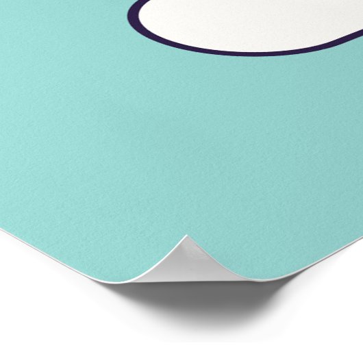 Schattig Poster Unicorn (Hoek)