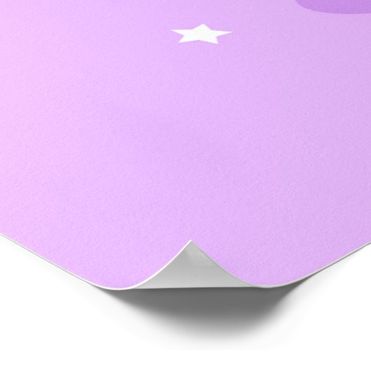 Schattig Poster Unicorn (Hoek)