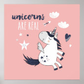 Schattig Poster Unicorn (Voorkant)