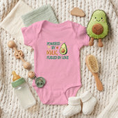 Schattig Powered by Milk Fueled by Love Avocado Ro Romper