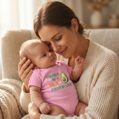 Schattig Powered by Milk Fueled by Love Avocado Ro Romper
