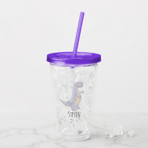 Schattig Prehistorisch Dinosaurus Speelgoed Water Acryl Drinkbeker