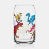 Schattig prehistorisch drinkglas blikvorm glas (Rechts)
