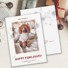 Schattig Prettig kerstfeest Gelukkig POOTdagen Hui