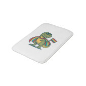 Schattig Pride Dinosaur Vector T-shirt Ontwerp_1 Badmat (Gekanteld)