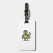 Schattig Pride Dinosaur Vector T-shirt Ontwerp_1 Bagagelabel (Voorkant verticaal)
