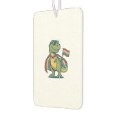 Schattig Pride Dinosaur Vector T-shirt Ontwerp_1 Luchtverfrisser (Links)