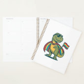 Schattig Pride Dinosaur Vector T-shirt Ontwerp_1 Planner (Display)