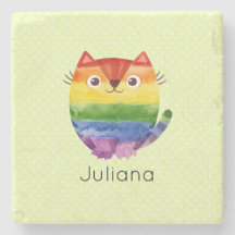 Schattig Pride Kitty Waterverf