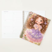 Schattig Princess 12-Maanden Jaarplanner Planner (Display)