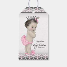 Schattig Princess Baby shower Cadeaulabel