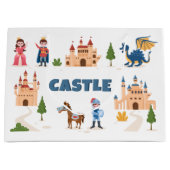 schattig Princess kasteel Groot Cadeauzakje (Voorkant)