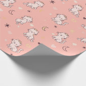 Schattig Prinses Kat  Cadeaupapier (Hoek)