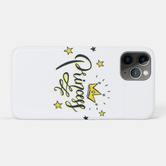Schattig Prinses ontwerp Luxe Case-Mate iPhone Case (Achterkant (horizontaal))