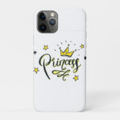 Schattig Prinses ontwerp Luxe Case-Mate iPhone Case (Achterkant)