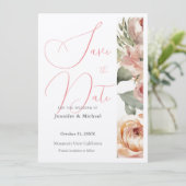 Schattig Professionele Minimalistische Vlakke Mode Save The Date (Staand voorkant)