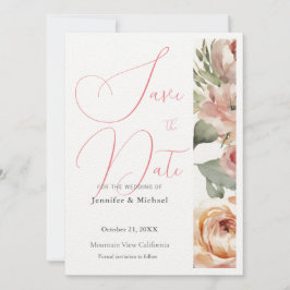 Schattig Professionele Minimalistische Vlakke Mode Save The Date