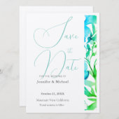 Schattig Professionele Minimalistische Vlakke Mode Save The Date (Voorkant / Achterkant)