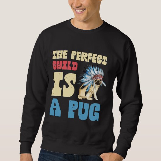 SCHATTIG PUG DESIGN Klassiek T-shirt 512 (Voorkant)