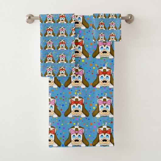 Schattig Puppies Bad Handdoek (Insitu)